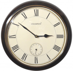 13'' Marbel/Cream Quartz Clock