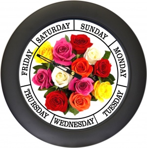 2045-Roses Day Clock
