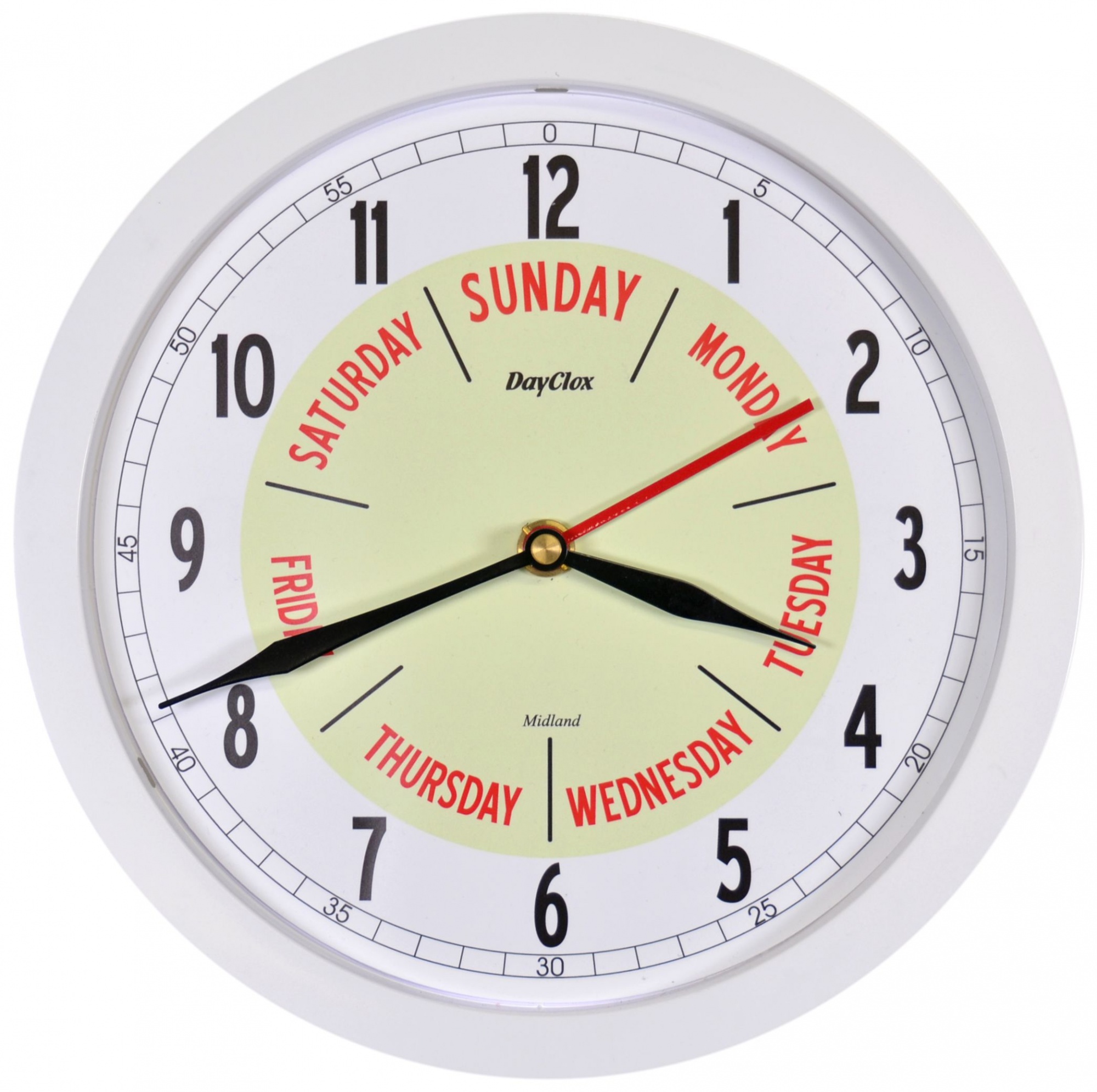 Midland Time & Day Clock Standard