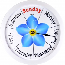 Forget-me-not 8'' White plastic